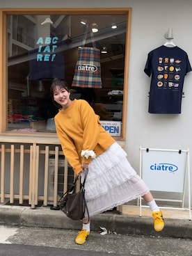 「Port（ポート）のアイテム」を使った、あ い のさん（レディース・160cm）の春コーディネート