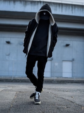 「UNDERCOVER（アンダーカバー）のアイテム」を使った、llilillさん（メンズ・178cm）の春コーディネート