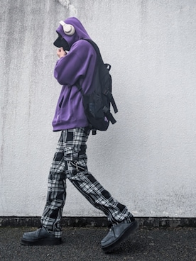 「THRASHER（スラッシャー）のアイテム」を使った、llilillさん（メンズ・178cm）の夏コーディネート