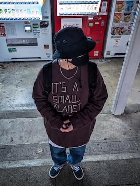 「Dickies（ディッキーズ）のアイテム」を使った、llilillさん（メンズ・178cm）の秋コーディネート