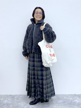 えまこさん（レディース・159cm）の秋コーディネート