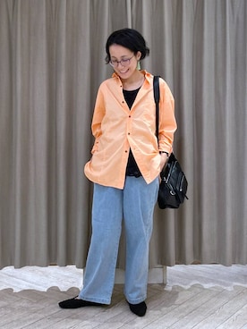 えまこさん（レディース・159cm）の秋コーディネート