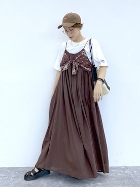 えまこさん(レディース・159cm)の夏コーディネート