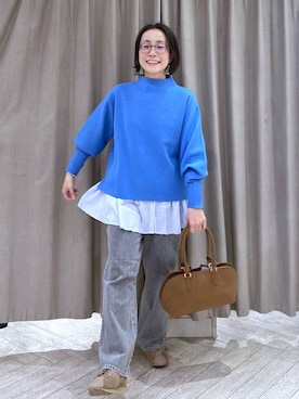 えまこさん（レディース・159cm）の冬コーディネート