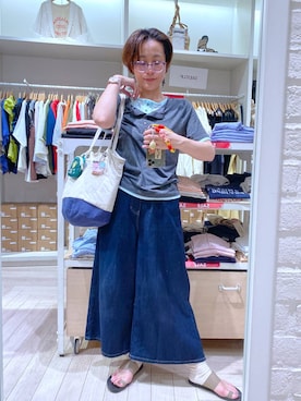 えまこさん(レディース・159cm)の夏コーディネート