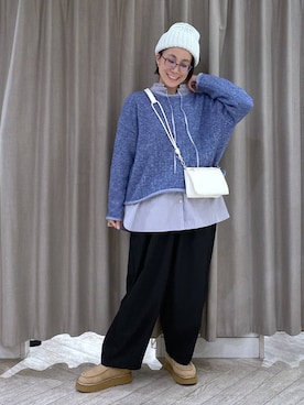 えまこさん(レディース・159cm)の冬コーディネート