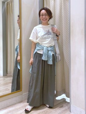 えまこさん（レディース・159cm）の夏コーディネート