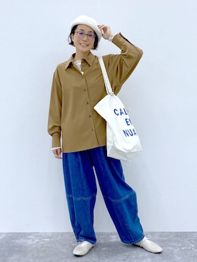 「LOWRYS FARM（ローリーズファーム）のアイテム（リング）」を使った、えまこさん（レディース・159cm）の秋コーディネート