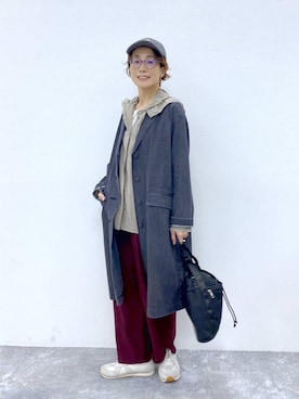 えまこさん(レディース・159cm)の秋コーディネート