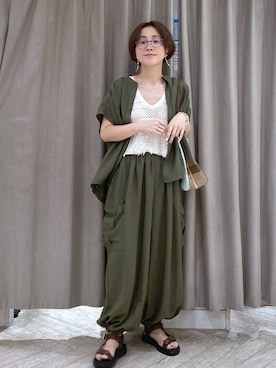 えまこさん(レディース・159cm)の夏コーディネート