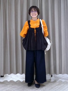 「studio CLIP（スタディオクリップ）のアイテム（シューズ）」を使った、えまこさん（レディース・159cm）の春コーディネート