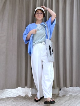 えまこさん(レディース・159cm)の夏コーディネート