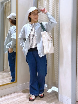 えまこさん（レディース・159cm）の春コーディネート