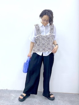 えまこさん（レディース・159cm）の夏コーディネート