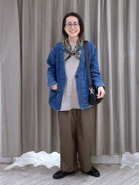 えまこさん(レディース・159cm)の冬コーディネート