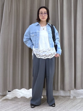 えまこさん（レディース・159cm）の春コーディネート