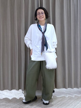 えまこさん（レディース・159cm）の秋コーディネート