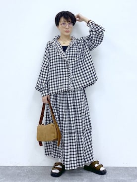 えまこさん（レディース・159cm）の春コーディネート