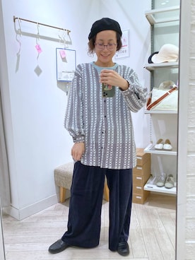 えまこさん（レディース・159cm）の秋コーディネート