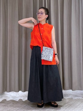 えまこさん(レディース・159cm)の夏コーディネート