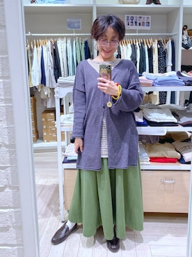 えまこさん（レディース・159cm）の春コーディネート