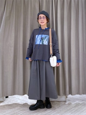えまこさん(レディース・159cm)の秋コーディネート
