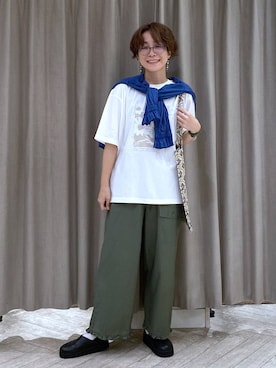 えまこさん（レディース・159cm）の夏コーディネート