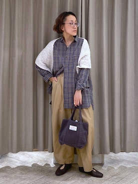 えまこさん(レディース・159cm)の秋コーディネート