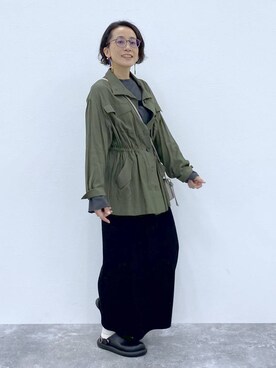 えまこさん(レディース・159cm)の秋コーディネート