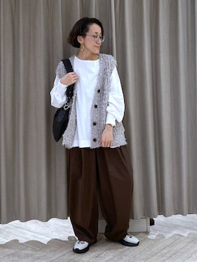 えまこさん(レディース・159cm)の秋コーディネート