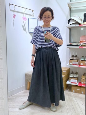 えまこさん（レディース・159cm）の夏コーディネート