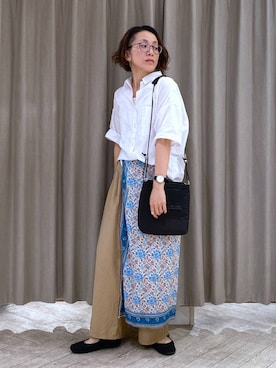 えまこさん（レディース・159cm）の夏コーディネート