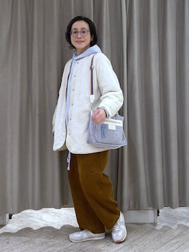 えまこさん（レディース・159cm）の冬コーディネート