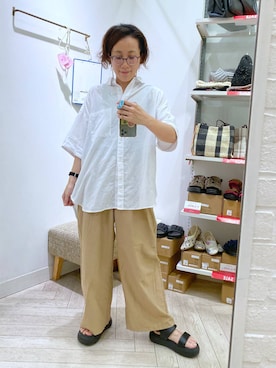 えまこさん（レディース・159cm）の夏コーディネート