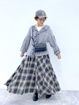 えまこさん(レディース・159cm)の秋コーディネート
