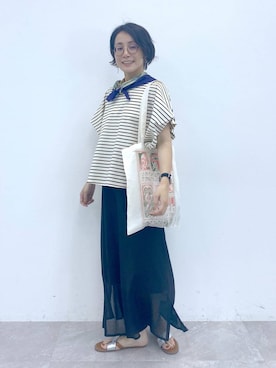 「Utao」｜えまこさん（レディース・159cm）の夏コーディネート