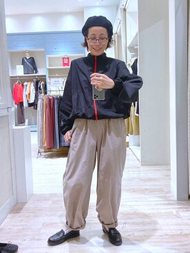 「クリップDAYS_studio CLIP」｜「アイテム（その他アウター）」を使った、えまこさん（レディース・159cm）の秋コーディネート