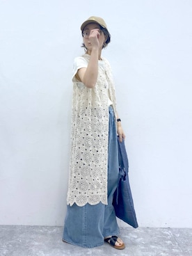 えまこさん（レディース・159cm）の夏コーディネート