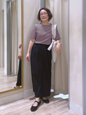 えまこさん（レディース・159cm）の秋コーディネート