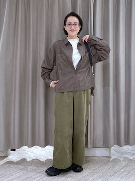 えまこさん(レディース・159cm)の冬コーディネート