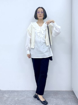 えまこさん（レディース・159cm）の冬コーディネート