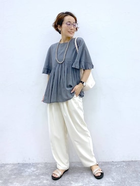 えまこさん（レディース・159cm）の春コーディネート