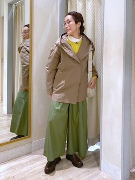 えまこさん（レディース・159cm）の秋コーディネート