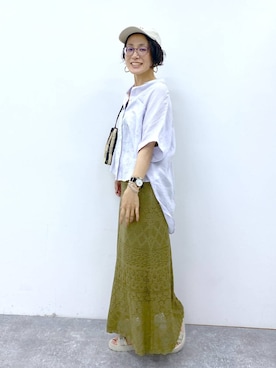 えまこさん（レディース・159cm）の夏コーディネート