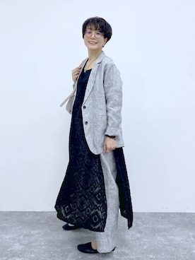 えまこさん（レディース・159cm）の春コーディネート