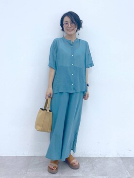 「Utao」｜えまこさん（レディース・159cm）の夏コーディネート