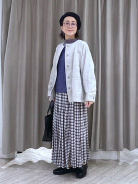 えまこさん（レディース・159cm）の冬コーディネート