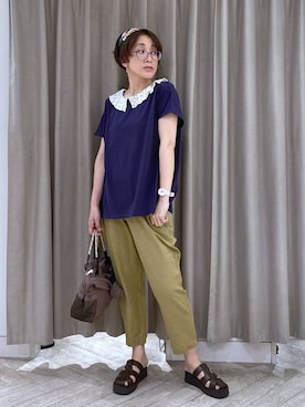 えまこさん(レディース・159cm)の夏コーディネート
