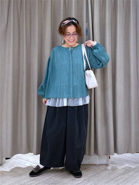 「撥水」｜えまこさん（レディース・159cm）の秋コーディネート
