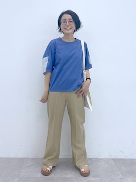 「Utao」｜えまこさん（レディース・159cm）の夏コーディネート